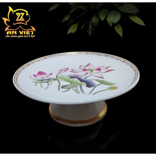 Đĩa Trái Cây Hoa Sen - Dĩa Thờ Cúng - Nội Thất An Việt - HS