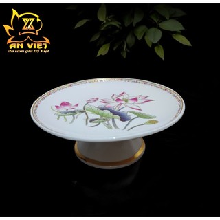 Đĩa Trái Cây Hoa Sen - Dĩa Thờ Cúng - Nội Thất An Việt - HS