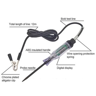 bút thử điện ô tô xe máy tích hợp led từ 3v đến 36v