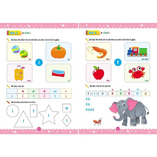 Sách - Combo 5 Cuốn Luyện Đọc, Bé Học Toán, Luyện Viết Quyển 1 , Quyển 2 Và Quyển 3 (Tặng Kèm Bộ Thẻ Học)