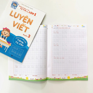 Sách - Combo 5 Cuốn Luyện Đọc, Bé Học Toán, Luyện Viết Quyển 1 , Quyển 2 Và Quyển 3 (Tặng Kèm Bộ Thẻ Học)