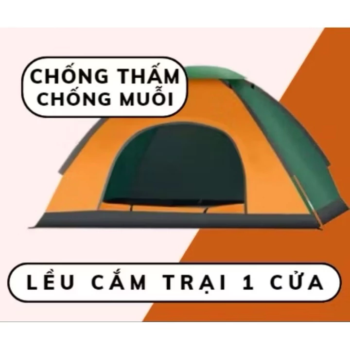 Lều du lịch cho 2 người tự bung, lều trại 2 người, lều phượt tự bung, lều gấp gọn khi đi cắm trại, dã ngoại (M) – 2