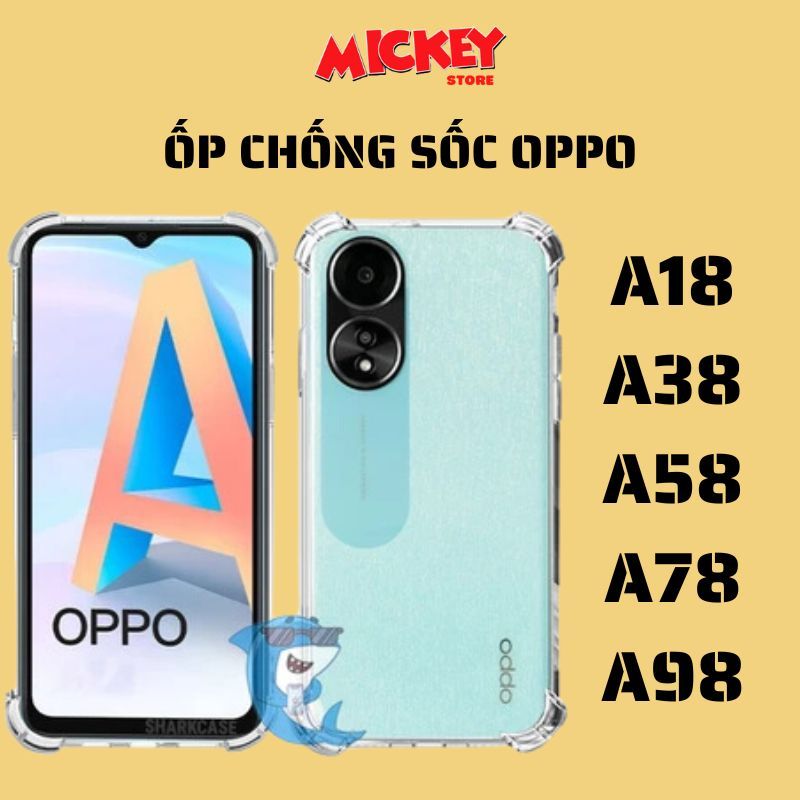 Ốp trong chống sốc OPPO a18 a38 a58 a78 a98 bảo vệ camera