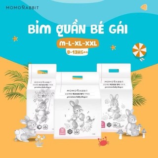 Bỉm MOMO RABBIT nội địa HÀN Quốc dán/quần đủ size S36/M32/L30/xl28/L28/xl22/xxl18