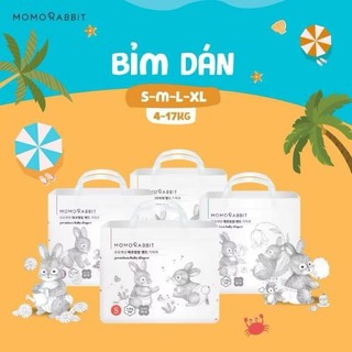 Bỉm MOMO RABBIT nội địa HÀN Quốc dán/quần đủ size S36/M32/L30/xl28/L28/xl22/xxl18