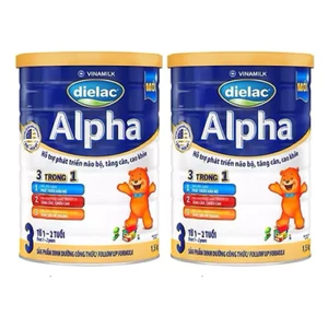 Date 12/2026 - Mẫu mới - Sữa Alpha số 3,số 4 loại 1,5kg Date luôn mới