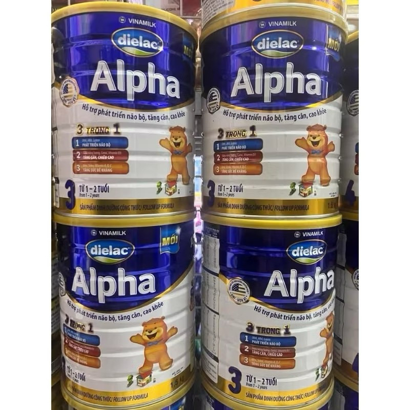 Date 12/2026 - Mẫu mới - Sữa Alpha số 3,số 4 loại 1,5kg Date luôn mới