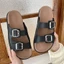 Dép Sandal Nữ 2 Khuy Quai Ngang Nữ Quai Da Mềm Đế Đi Êm Chân Cao Cấp Chuẩn QCCC Đi Học Đi Làm A05