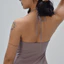 Đầm dài body 2 dây yếm ôm dáng chất thun poly co giãn màu tím lavender – Thiết kế tối giản, quyến rũ | FORMA COLLECTIVE