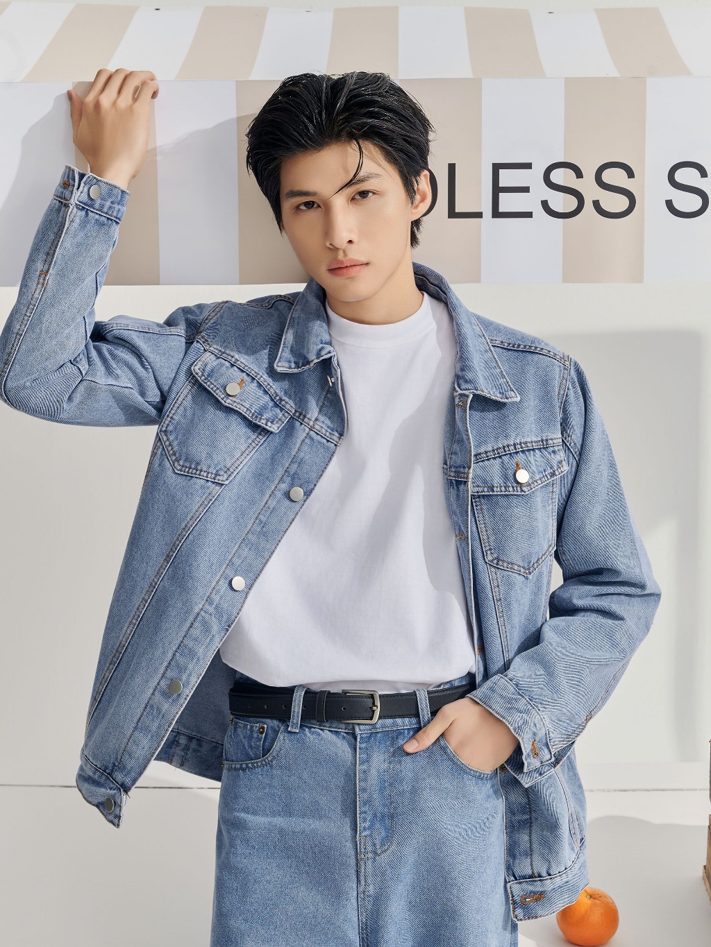 Áo khoác Jean nam form Relax chất liệu Denim Cotton - JK2402
