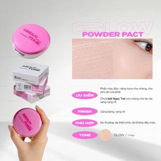 [Y103] Phấn Phủ Siêu Mịn About Tone Powder Pact - Phấn Phủ Dạng Nén Hàn Quốc