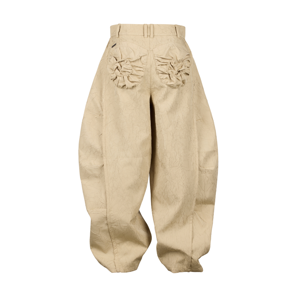 Ảnh Quần Dài Nâu Ống Rộng Brand TSUN Chính Hãng - ALI PANTS Unisex Phối Đinh Tán Streetwear Localbrand 3