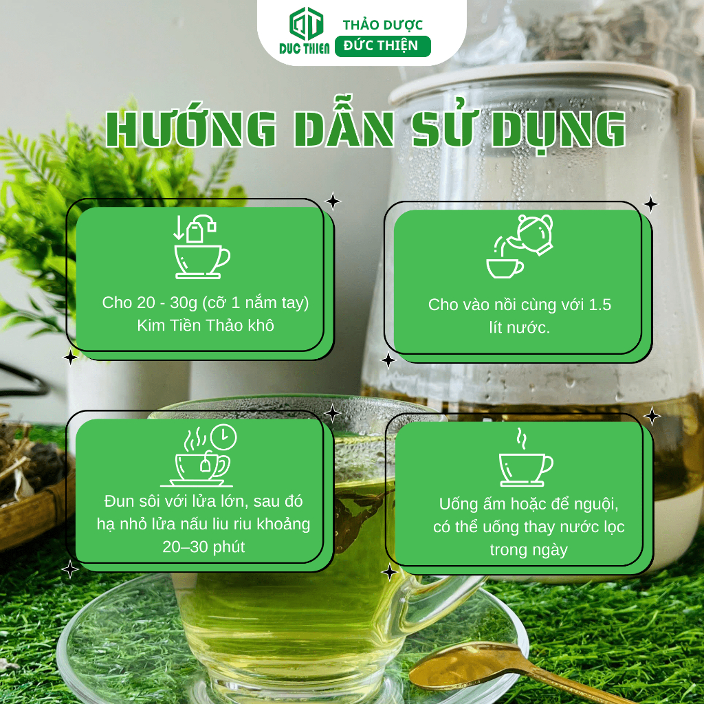 500g, 1kg Kim Tiền Thảo Đức Thiện - Sỏi Thận, Tiết Niệu, Bàng Quang, Trĩ, Túi Mật Và Gan
