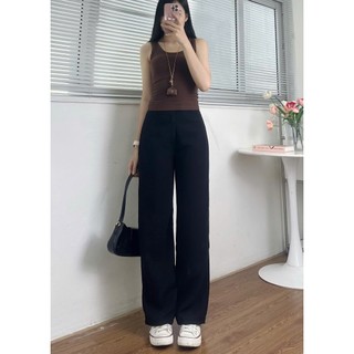 Quần ống rộng lưng cao chất tuyết mưa Q09_P0K1