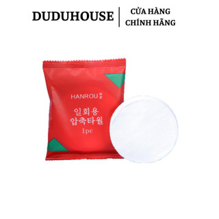 Gói 20 Khăn mặt nén dạng viên kẹo JYoohome du lịch dã ngoại, Khăn giấy nén rửa mặt tiện lơi