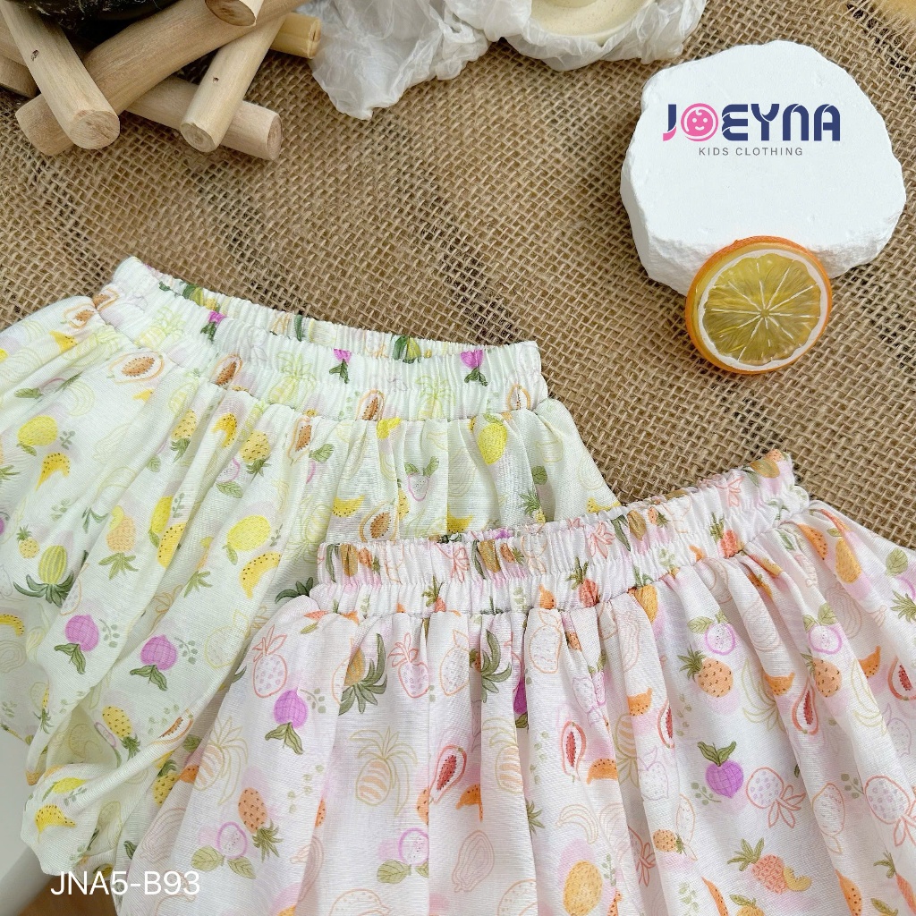 Set bộ ba lỗ Joeyna B93 quần bí ngô siêu xinh cho bé