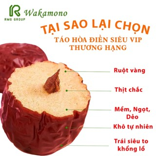 Táo đỏ Wakamono Organic dòng Hòa điền VIP Thượng hạng size 60-80 quả/kg, thơm ngon