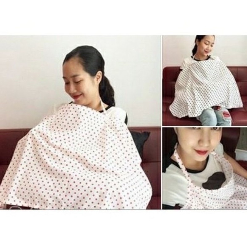 Khăn choàng cho bé bú, áo choàng cho con bú và dùng làm che nắng bụi saubabi