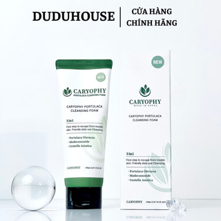 (Hàng Công TY) Sữa Rửa Mặt Caryophy Portulaca Cleansing Foam Ngăn Ngừa Mụn Giảm Thâm 150ml Duduhouse