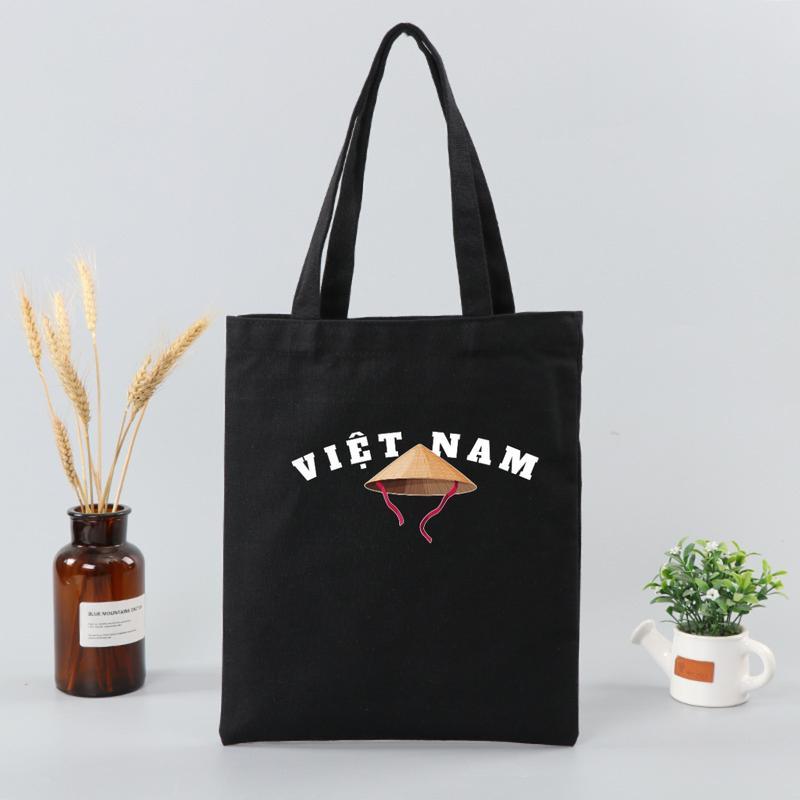 Túi Tote Canvas "Tôi Yêu Việt Nam" – bền đẹp, tiện dụng, giá rẻ, phù hợp đi chơi, đi học, đi làm totb0200