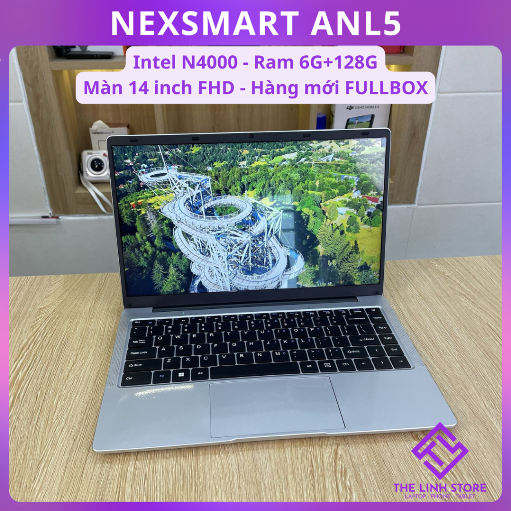 Laptop NEXSMART ANL5 mới FullBox - intel N4000 ram 6G 128G màn hình 14 ...