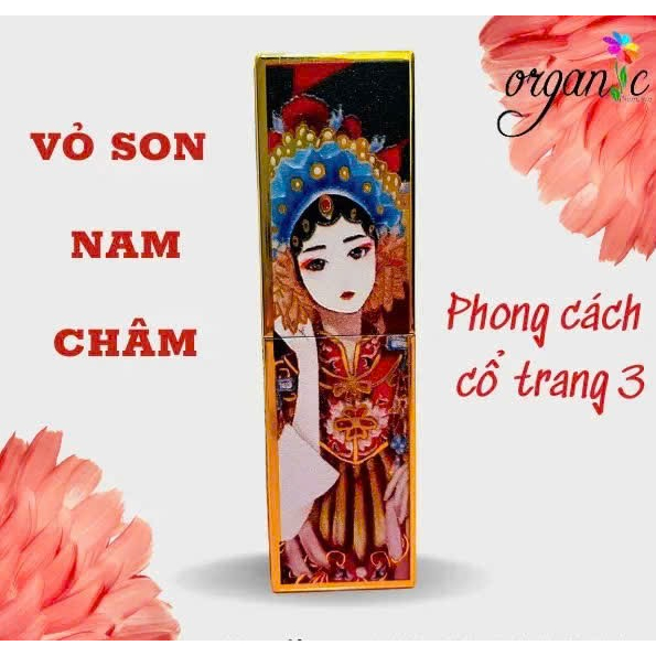 VỎ SON NAM CHÂM HANDMADE - IN 3D CỔ TRANG