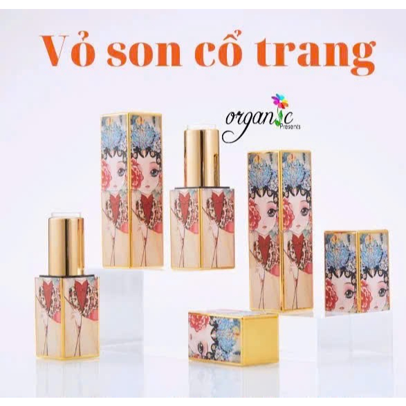 VỎ SON NAM CHÂM HANDMADE - IN 3D CỔ TRANG