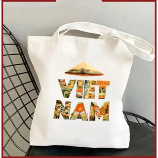 Túi Tote Canvas "Tôi Yêu Việt Nam" – bền đẹp, tiện dụng, giá rẻ, phù hợp đi chơi, đi học, đi làm tota0213