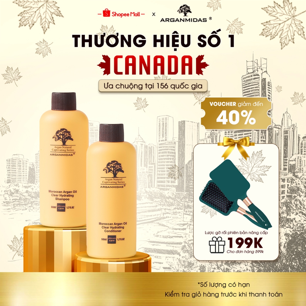 Ảnh Combo gội xả siêu dưỡng ẩm Arganmidas - 50ml 1