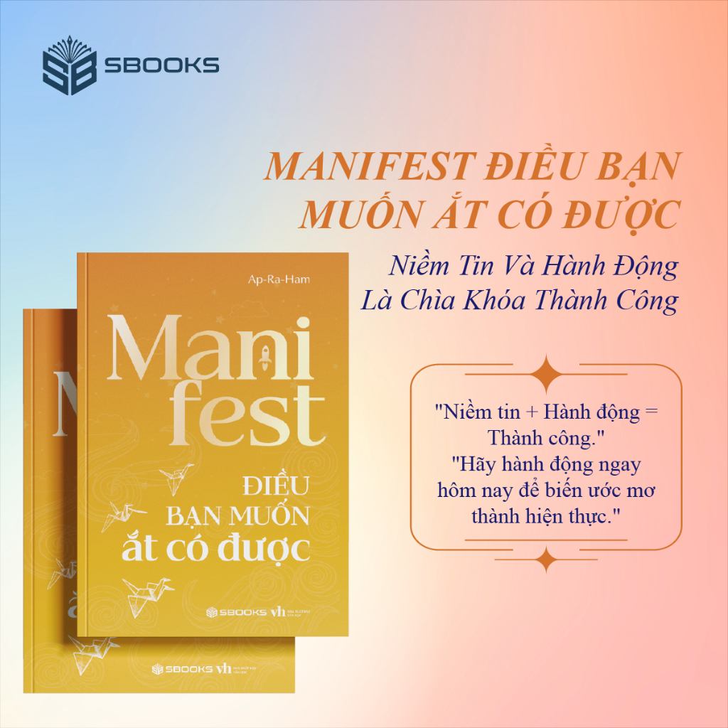 Sách Combo 3 Cuốn Manifest - SBOOKS