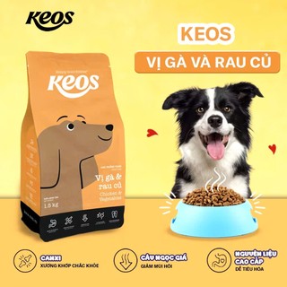 [PP CHÍNH HÃNG] [TIẾT KIỆM] COMBO 2 Hạt Keos cho chó trưởng thành, vị Gà Rau củ (1,5kg) –  Mua hạt tặng hạt KM SỐC