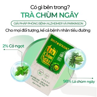 Trà Chùm Ngây Sunbeleaf - Phục Hồi Cơ Thể Sau Bệnh, Phòng Bệnh Alzheimer và Parkinson - Hộp 25 Gói