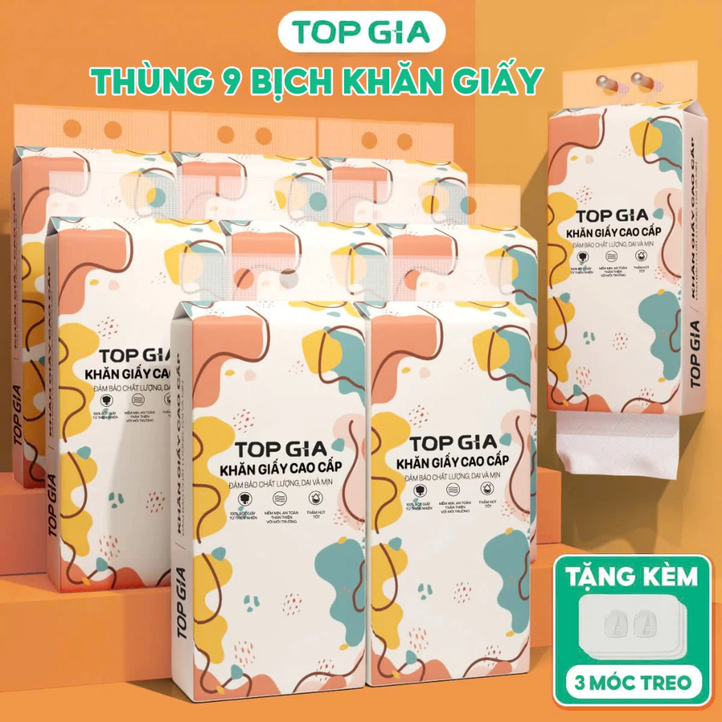 Khăn giấy rút Top Gia - tiện lợi