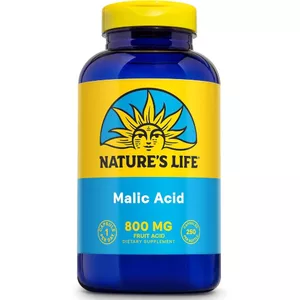 Thực phẩm bổ sung axit malic Nature's Life 800 mg Hỗ trợ chức năng cơ khỏe mạnh