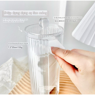 Hộp đựng giấy lau gel - đựng bông mút mẫu mới