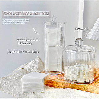 Hộp đựng giấy lau gel - đựng bông mút mẫu mới