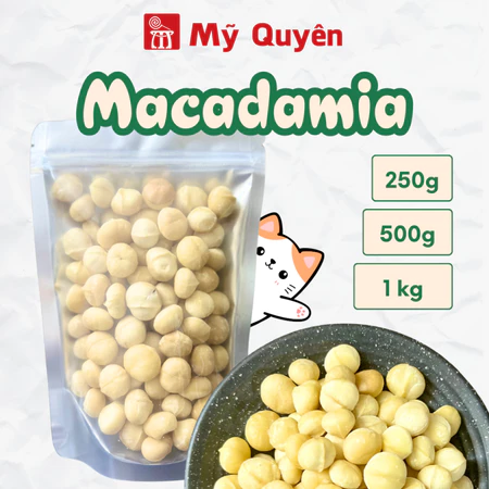 Hạt Macca Tách Vỏ Úc/Nội Địa Rang Sấy Ăn Liền