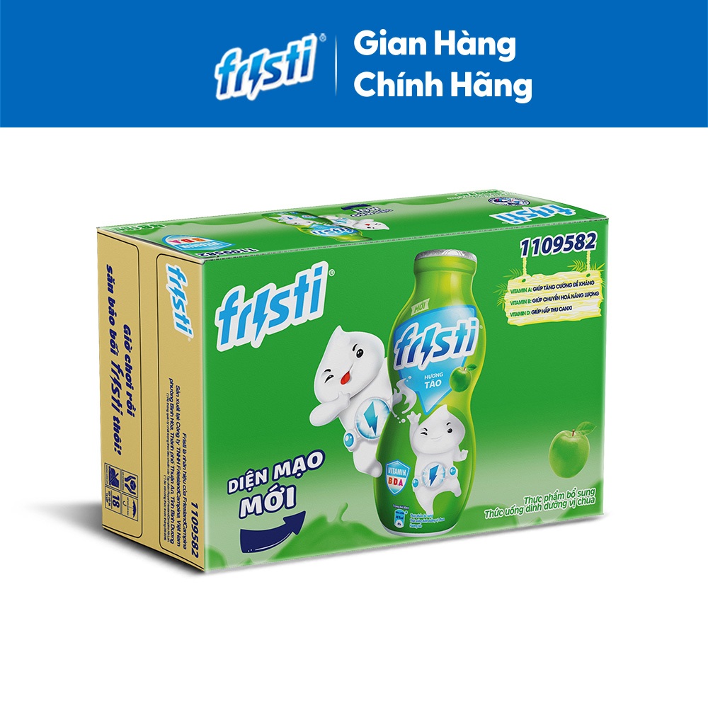 Ảnh Thùng Sữa Chua Uống Fristi Hương Táo 48x80ml 1