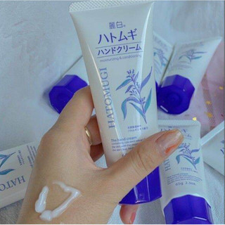 Kem Dưỡng Tay Hatomugi Cấp Ẩm Mềm Mịn Reihaku Hatomugi Hand Cream 65g
