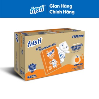 Thùng 48 Hộp Thức Uống Từ Sữa Chua Lên Men Tự Nhiên Fristi Vị Cam Sữa (48x100ml)