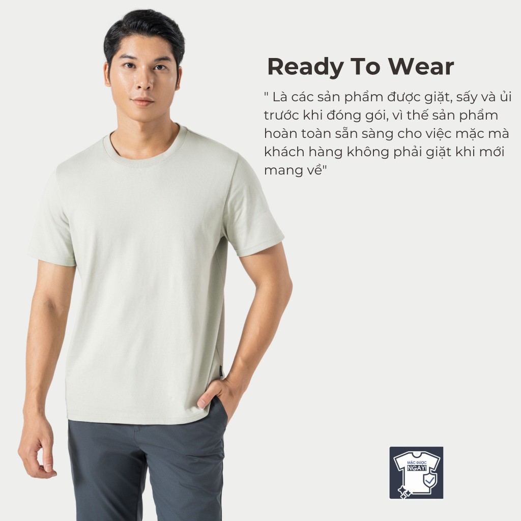 [TẶNG QUÀ ĐƠN 329K]Combo 2 Áo thun nam TShirt Basic Cotton 100% 220gsm dày dặn, mềm mại, thấm hút tốt Coolmate