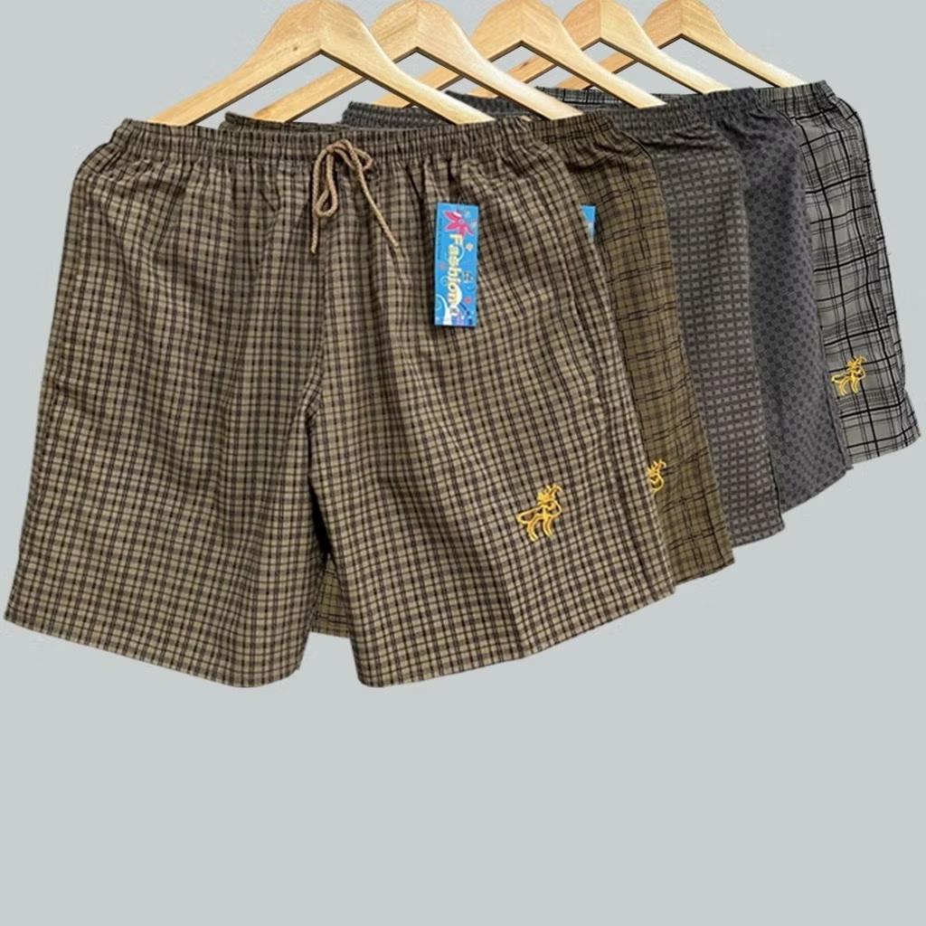 COMBO 3 QUẦN 100K, Quần Short Quần Đùi Nam Kate Caro,,khóa kéo 2 bêm túi ,size từ 40-95kg