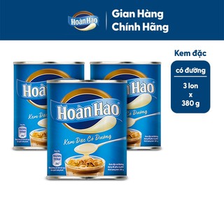 Combo 3 Lon Kem Đặc Có Đường Hoàn Hảo 380g/lon