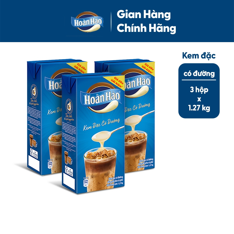 Ảnh Combo 3 Hộp Kem Đặc Có Đường Hoàn Hảo 1,27kg/hộp 1