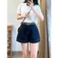 Quần Short Jean Nữ Cạp Cao Hari Chất Denim Đẹp Tôn Dáng Phong Cách Trẻ Trung