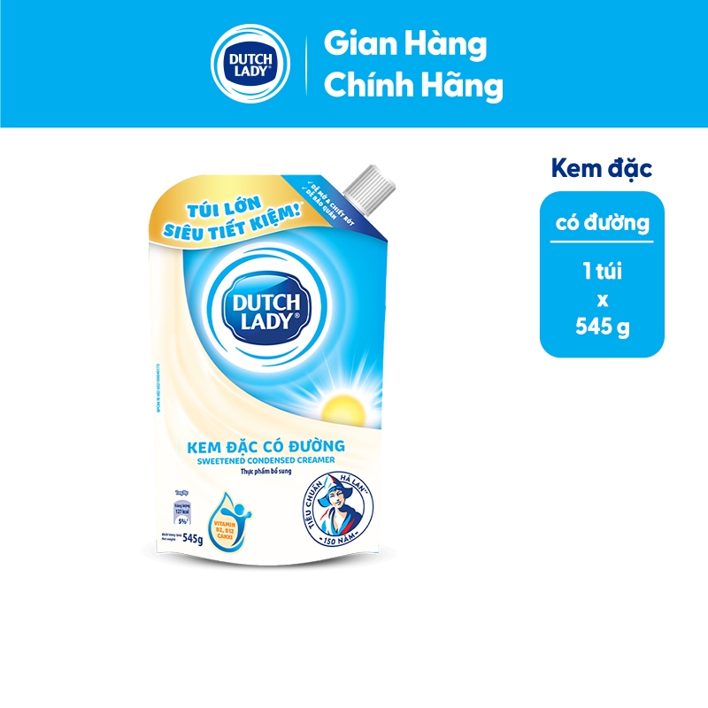 Ảnh Kem đặc có đường Dutch Lady dạng túi 545g 2