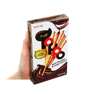 Combo 10 hộp bánh que có nhân Lotte Topo Hàn Quốc