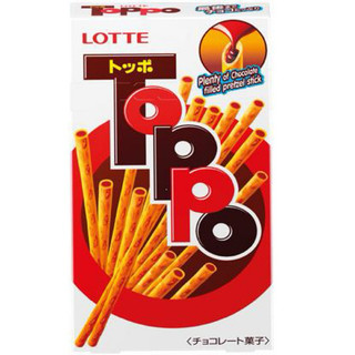 Combo 10 hộp bánh que có nhân Lotte Topo Hàn Quốc