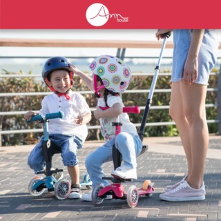 [Thuỵ Sĩ[ Xe scooter Micro Mini 3in1 Plus - Thiết kế 3 trong 1 - Đa tính năng - Bảo hành 2 năm