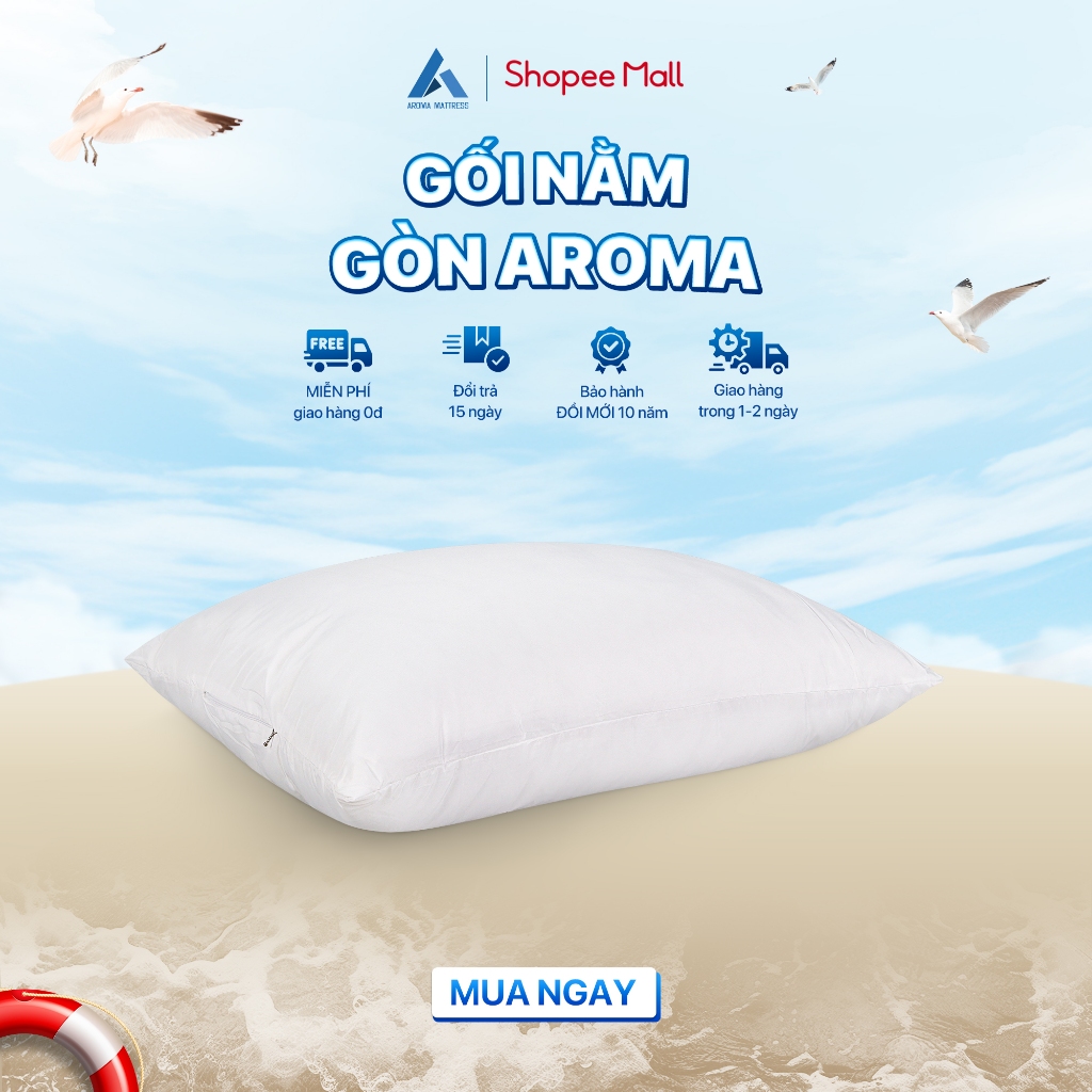 Ảnh GỐI NẰM GÒN AROMA ÉP HƠI CAO CẤP 1